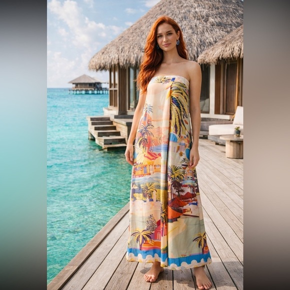 Anthropologie Dresses & Skirts - 🎉VERY RARE🎉 Anthropologie NWT Corey Lynn Calter Strapless Maxi Dress size XL.